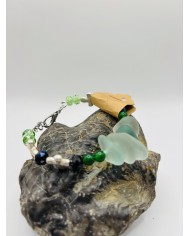 PULSERA DE CRISTAL MARINO
