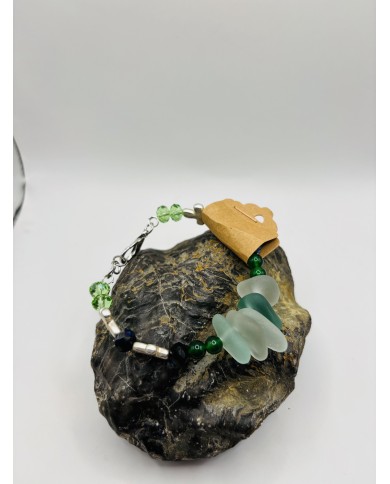 PULSERA DE CRISTAL MARINO