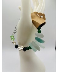 PULSERA DE CRISTAL MARINO