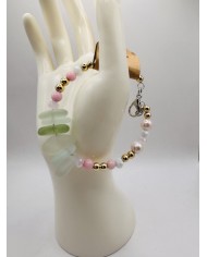 PULSERA DE CRISTAL MARINO