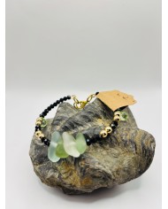 PULSERA ARTESANA DE CRISTAL MARINO