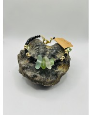 PULSERA ARTESANA DE CRISTAL MARINO