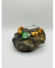 PULSERA DE CRISTAL MARINO ARTESANA