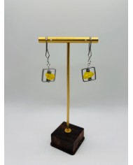 PENDIENTES ARTESANOS DE CRISTAL MARINO ARTESANOS