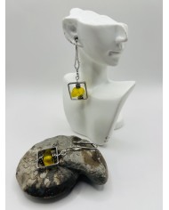 PENDIENTES ARTESANOS DE CRISTAL MARINO ARTESANOS
