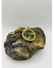 COLLAR DE CRISTAL MARINO