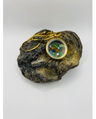 COLLAR DE CRISTAL MARINO