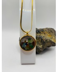 COLLAR DE CRISTAL MARINO