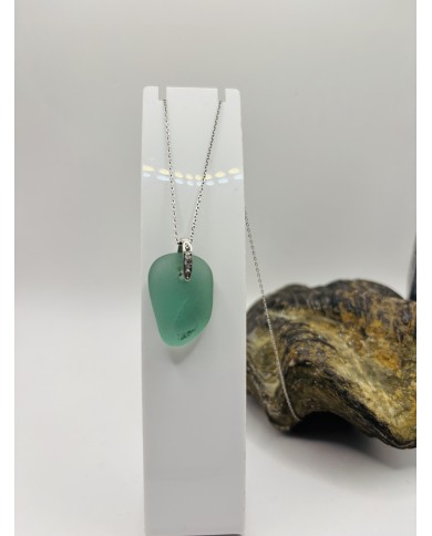 COLLAR ARTESANOS DE CRISTAL  MARINO