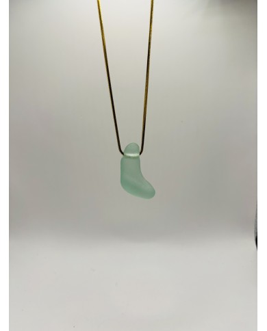 COLLAR ARTESANO DE CRISTAL MARINO