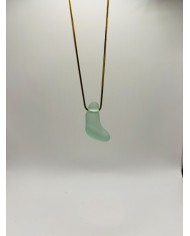 COLLAR ARTESANO DE CRISTAL MARINO