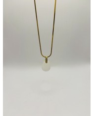 COLLAR ARTESANO DE CRISTAL MARINO