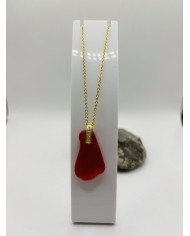 COLLAR ARTESANO DE CRISTAL MARINO