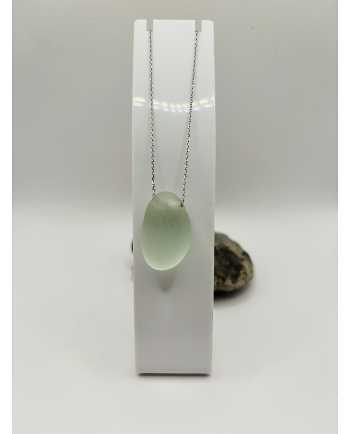 COLLAR ARTESANO DE CRISTAL MARINO