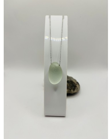 COLLAR ARTESANO DE CRISTAL MARINO