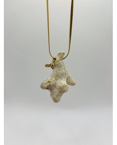 COLLAR ARTESANO DE CORAL NATURAL SECO
