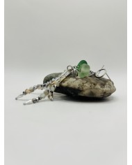 PENDIENTES ARTESANOS DE CRISTAL MARINO