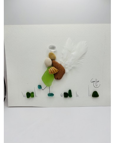 ILUSTRACIÓN HECHA CON AMOR Y CRISTAL MARINO