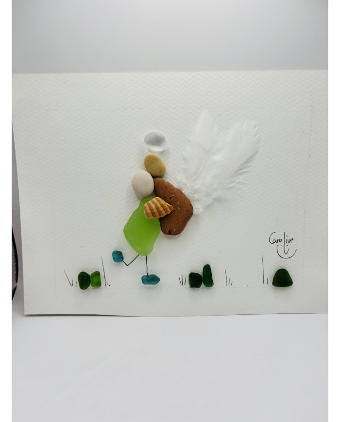 ILUSTRACIÓN HECHA CON AMOR Y CRISTAL MARINO