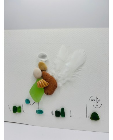 ILUSTRACIÓN HECHA CON AMOR Y CRISTAL MARINO