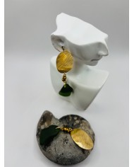 PENDIENTES DE CRISTAL MARINO ARTESANOS