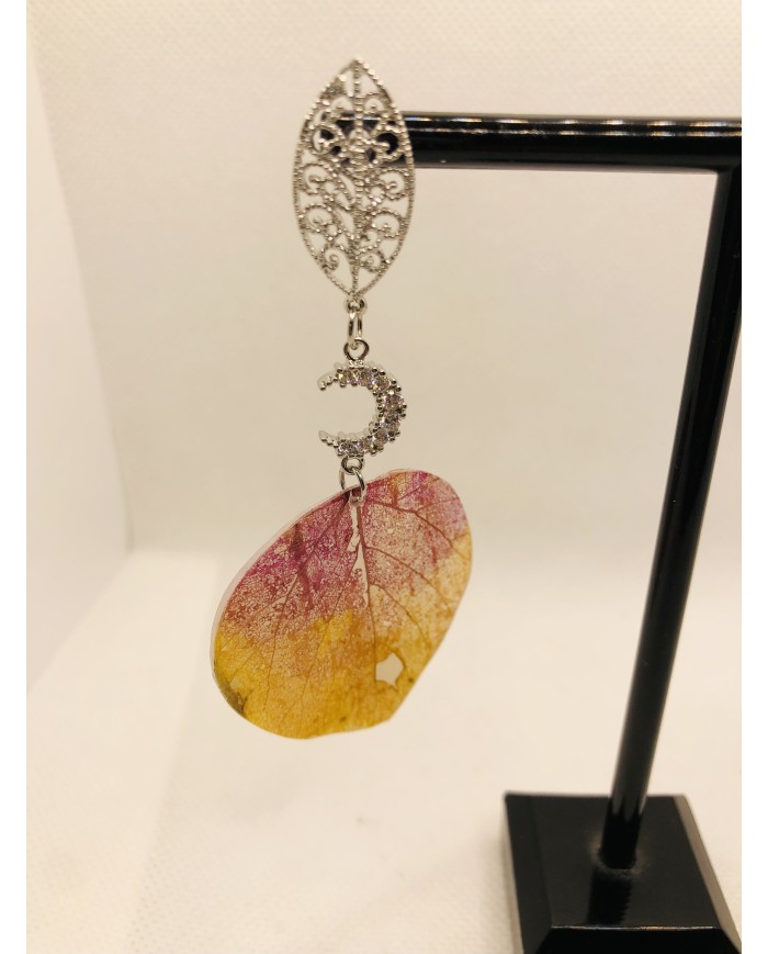 EDICIÓN LIMITADA RODIO pendientes de hoja natural