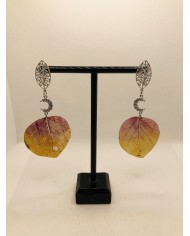 EDICIÓN LIMITADA RODIO pendientes de hoja natural