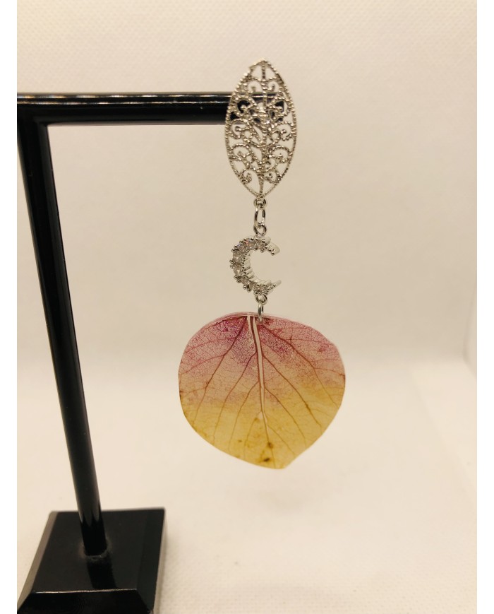 EDICIÓN LIMITADA RODIO pendientes de hoja natural