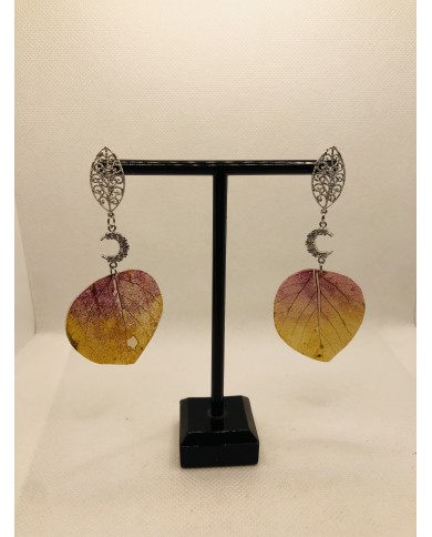 EDICIÓN LIMITADA RODIO pendientes de hoja natural