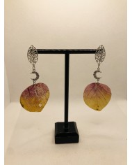 EDICIÓN LIMITADA RODIO pendientes de hoja natural