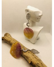 EDICIÓN LIMITADA RODIO pendientes de hoja natural