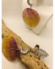 EDICIÓN LIMITADA RODIO pendientes de hoja natural