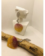 EDICIÓN LIMITADA RODIO pendientes de hoja natural