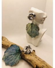 EDICIÓN LIMITADA RODIO pendientes artesanos de hoja