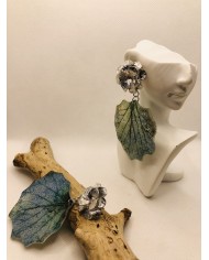 EDICIÓN LIMITADA RODIO pendientes artesanos de hoja