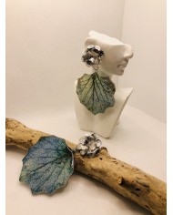 EDICIÓN LIMITADA RODIO pendientes artesanos de hoja