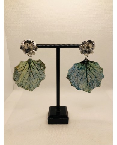 EDICIÓN LIMITADA RODIO pendientes artesanos de hoja