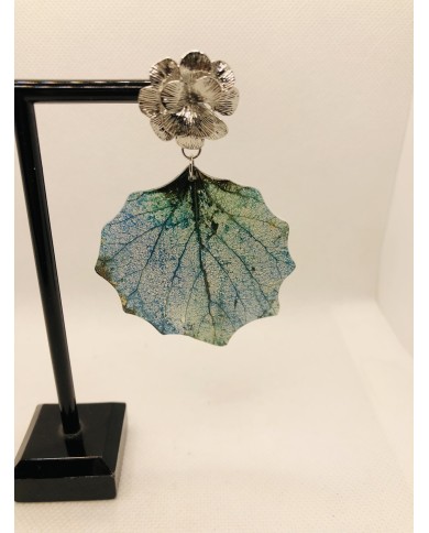 EDICIÓN LIMITADA RODIO pendientes artesanos de hoja