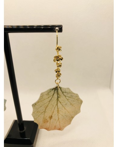 EDICIÓN LIMITADA pendientes artesanos de hoja natural