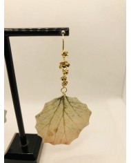 EDICIÓN LIMITADA pendientes artesanos de hoja natural