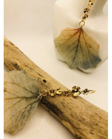 EDICIÓN LIMITADA pendientes artesanos de hoja natural