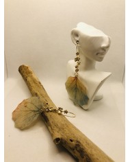 EDICIÓN LIMITADA pendientes artesanos de hoja natural