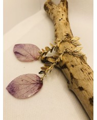 EDICIÓN LIMITADA pendientes artesanos de hoja natural