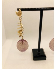 EDICIÓN LIMITADA pendientes artesanos de hoja natural