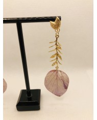 EDICIÓN LIMITADA pendientes artesanos de hoja natural