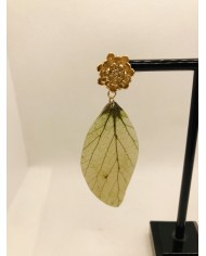 EDICIÓN LIMITADA pendientes artesanos de hoja natural
