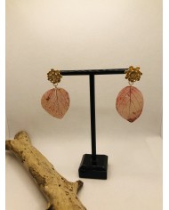 EDICIÓN LIMITADA pendientes de hoja natural artesanos