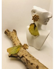 EDICIÓN LIMITADA pendientes artesanos de hoja natural