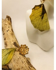 EDICIÓN LIMITADA pendientes artesanos de hoja natural