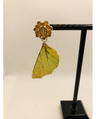 EDICIÓN LIMITADA pendientes artesanos de hoja natural